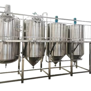 Machine de raffinage d'huile végétale automatique – 180 kg/h