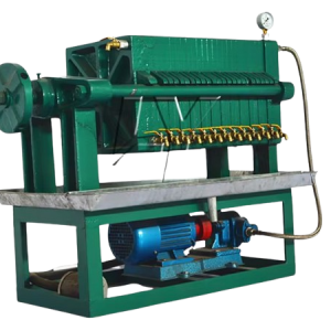 Filtre-presse à cadre pour huile végétale – 350 kg/h, semi-automatique