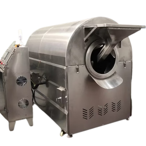 Torrefacteur à tambour rotatif automatique au gaz